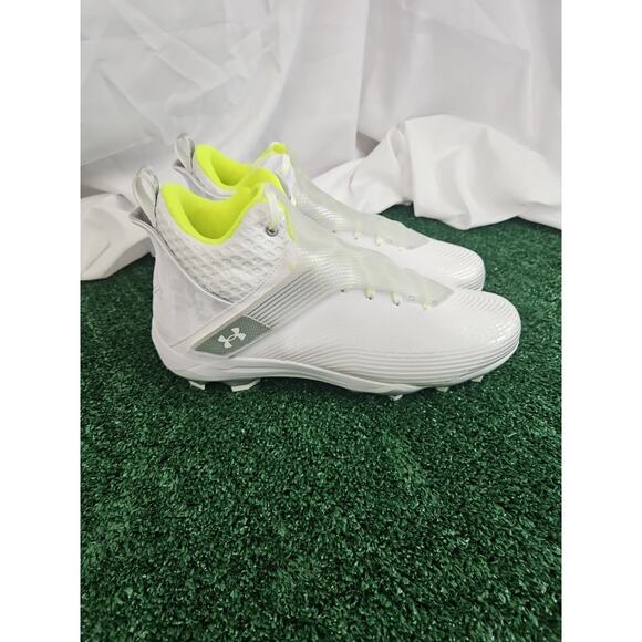 Under Armour Men's Sz 13 UA Highlight Hammer MC Football Cleats 3025085-101 NEW - Picture 1 of 15